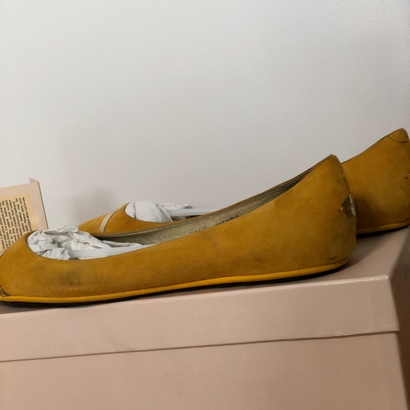 Jimmy Choo Yellow Ballet Flats - Picture 4 of 4